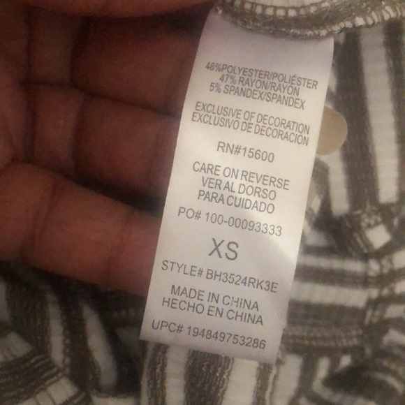 Democracy Striped Blouse - Picture 9 of 9